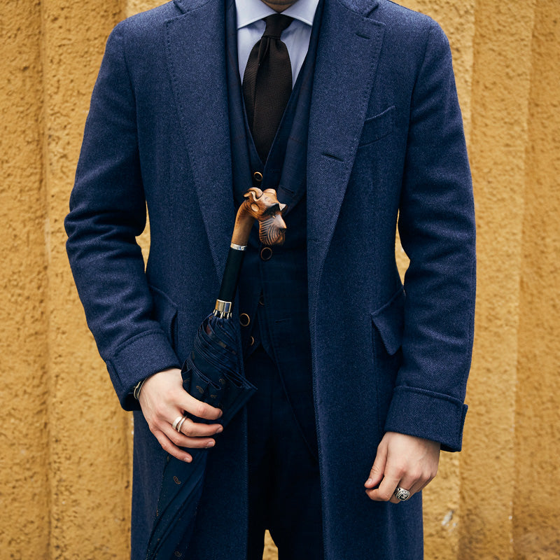 PASOTTI Hand Carved Schnauzer Umbrella