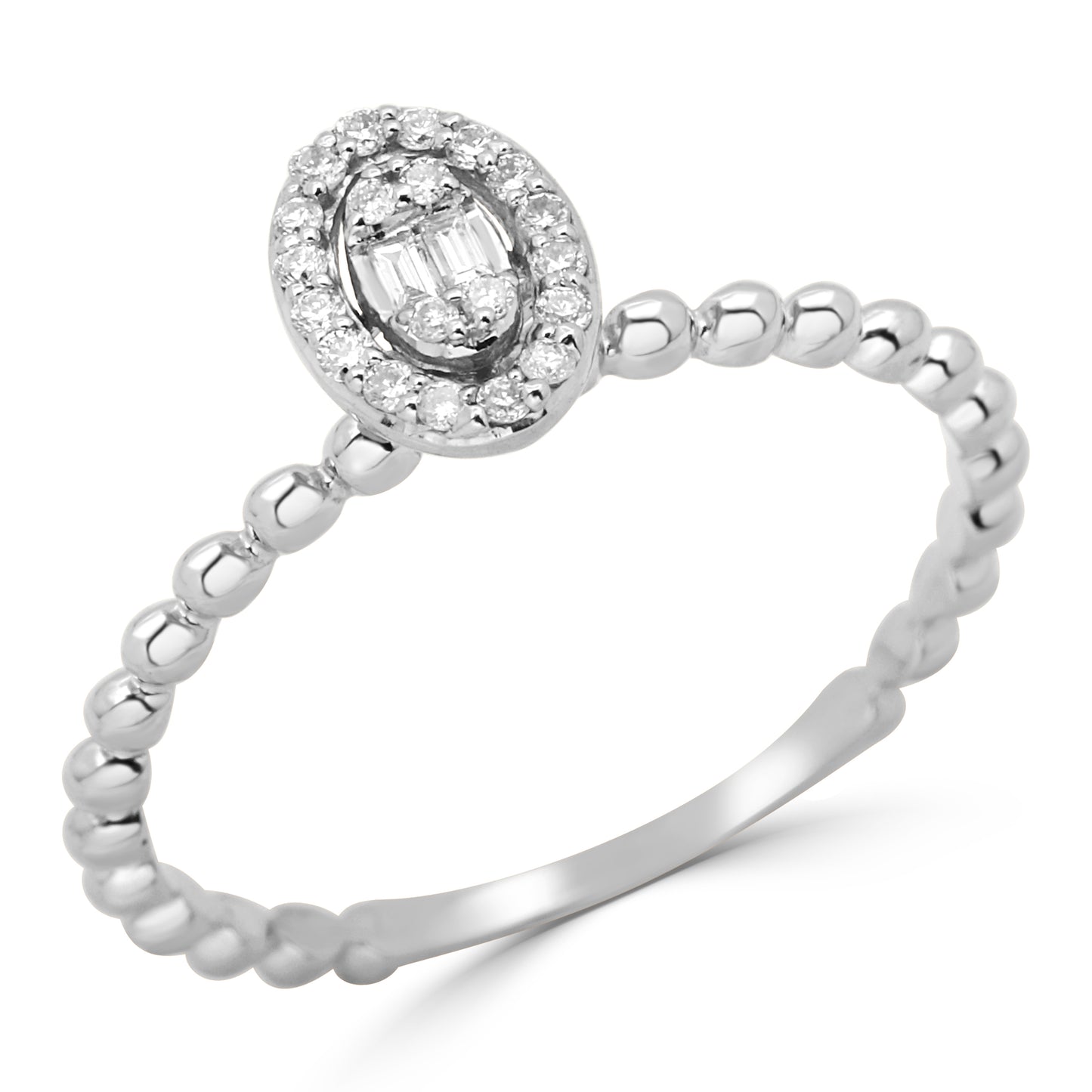 An Elegant LS 18K Yellow Gold Diamond Fashion Ring - 128111R