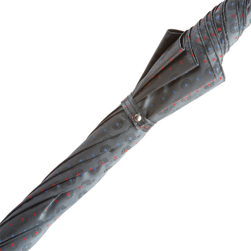 PASOTTI Gentlemen Umbrella with Red Leather Handle