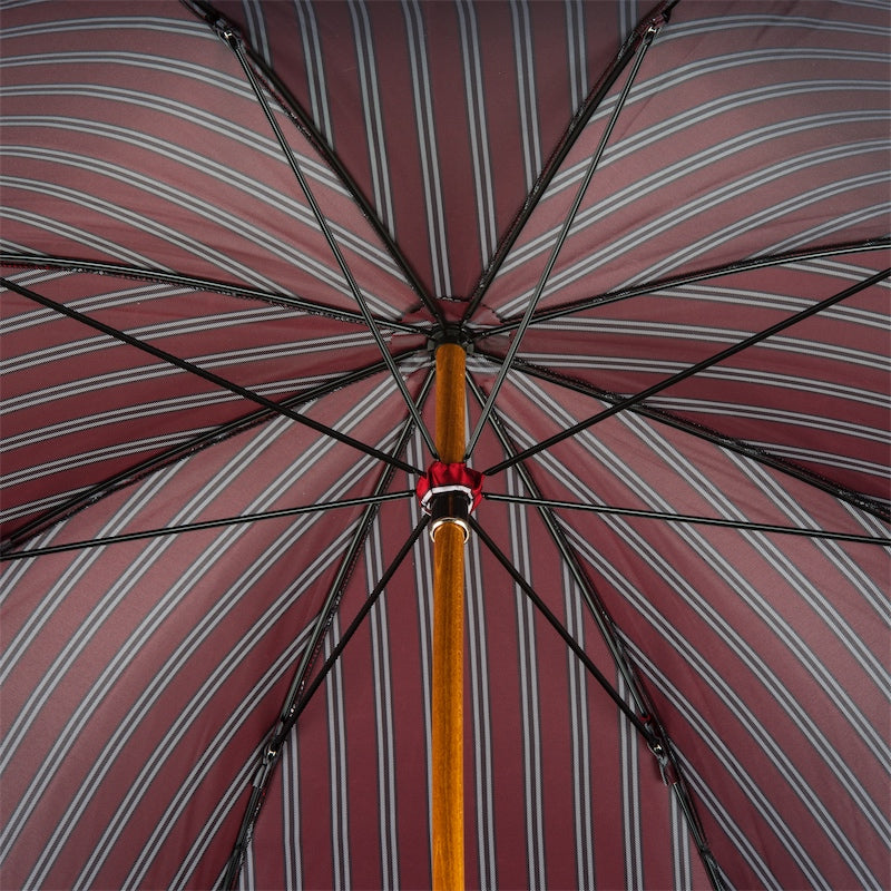 PASOTTI Classic Striped Umbrella, Bamboo Handle