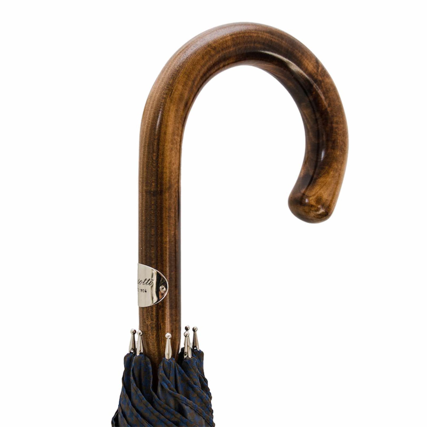 PASOTTI Maple Stick Umbrella with Horn Details