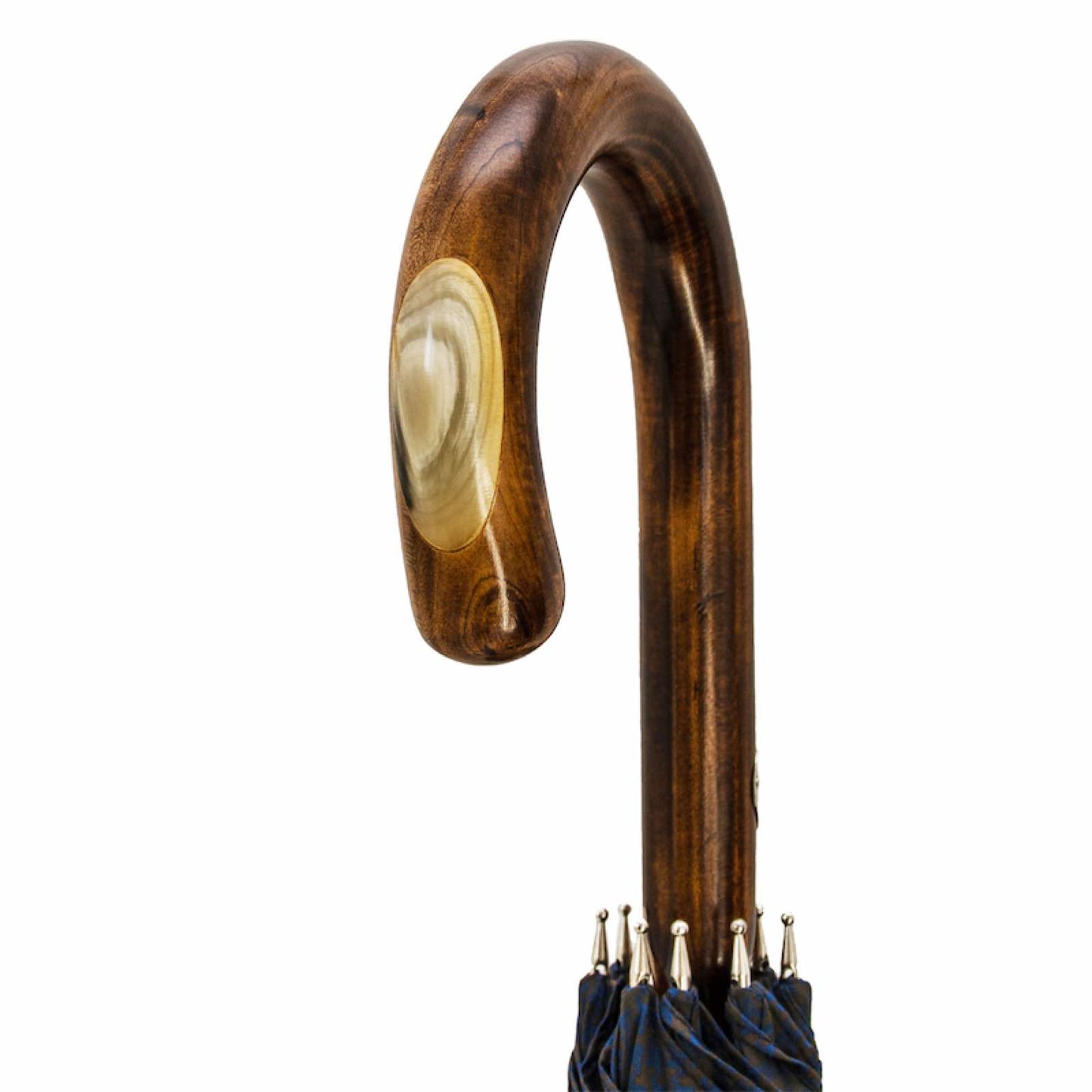 PASOTTI Maple Stick Umbrella with Horn Details