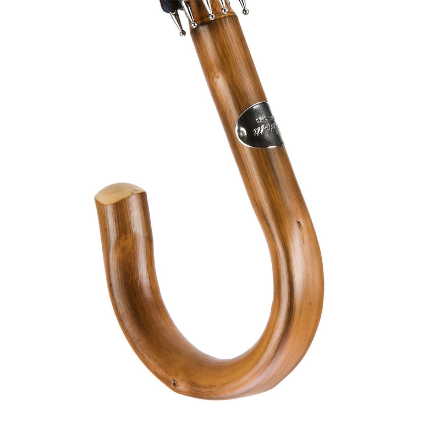 PASOTTI Solid Chestnut Red & Black Umbrella