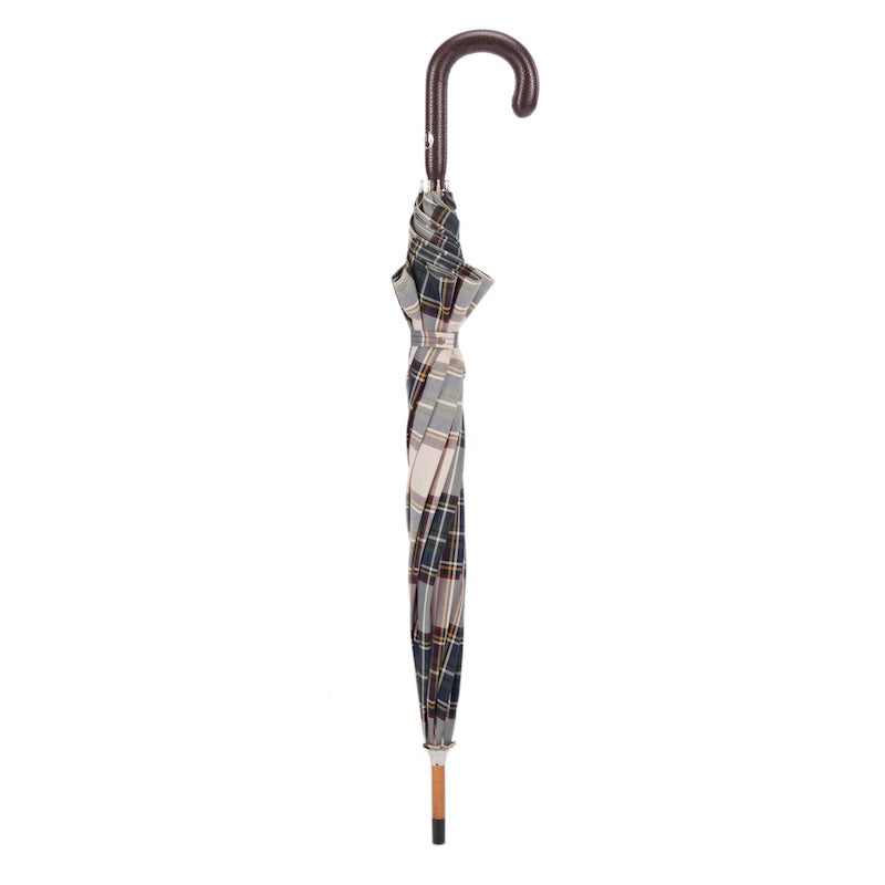 PASOTTI Brown Tartan Umbrella