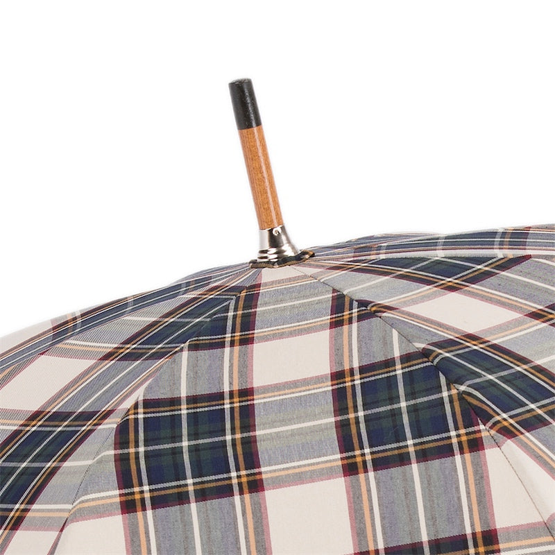 PASOTTI Brown Tartan Umbrella