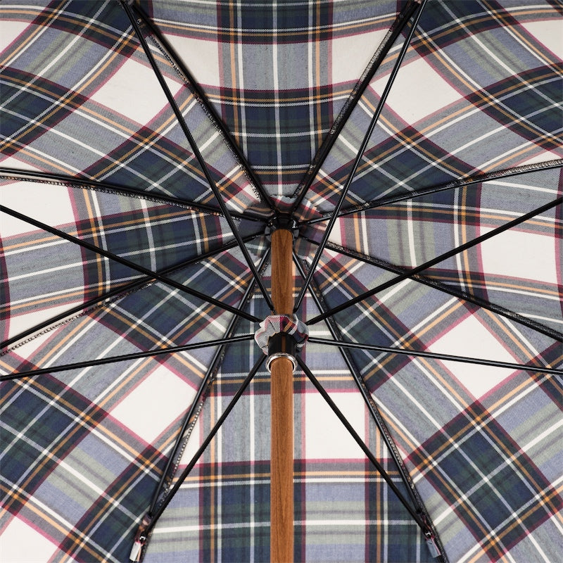 PASOTTI Brown Tartan Umbrella