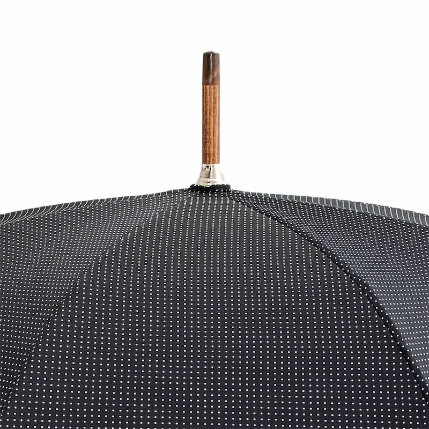 PASOTTI Umbrella Punto Bianco, Ostrich Leather Handle