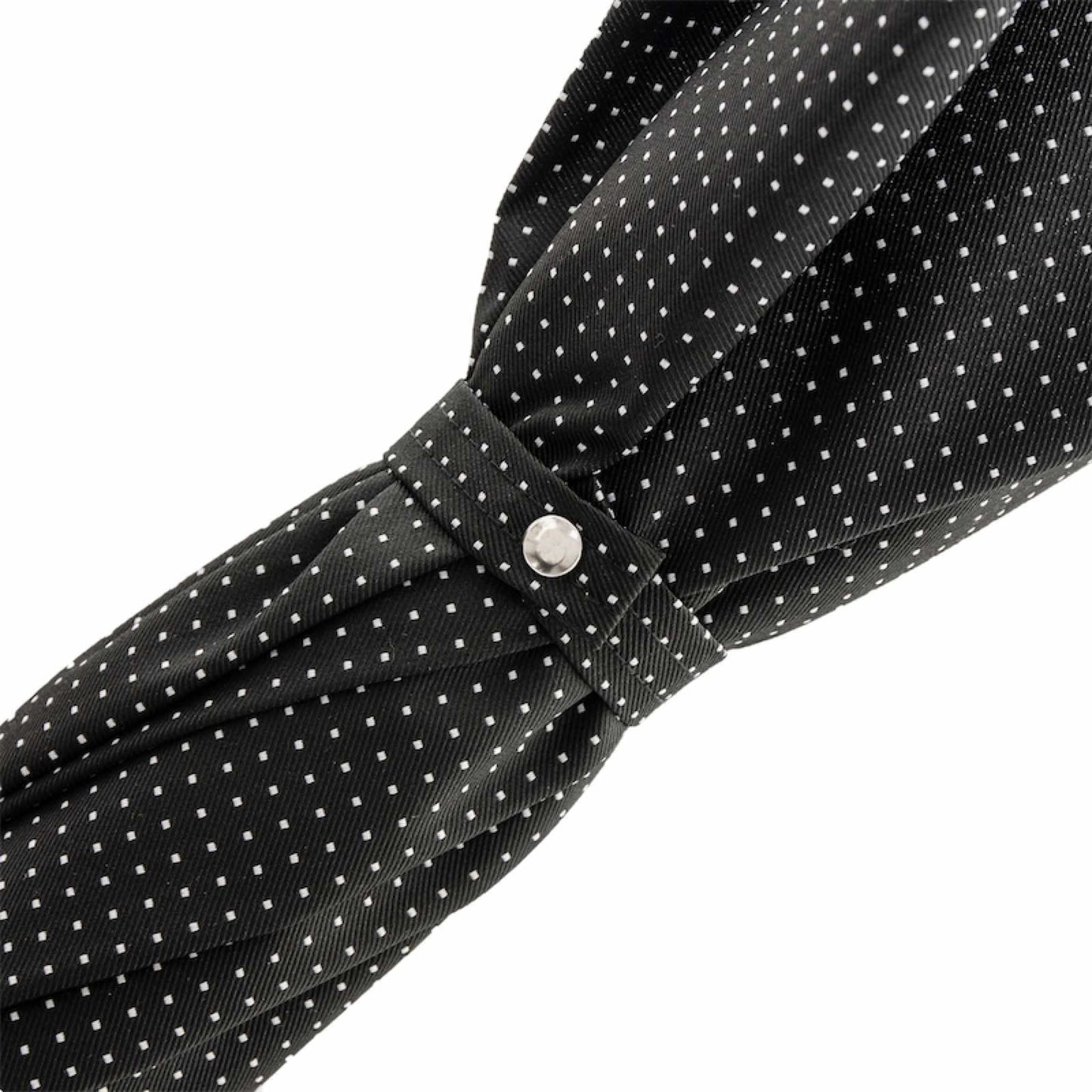PASOTTI Umbrella Punto Bianco, Ostrich Leather Handle