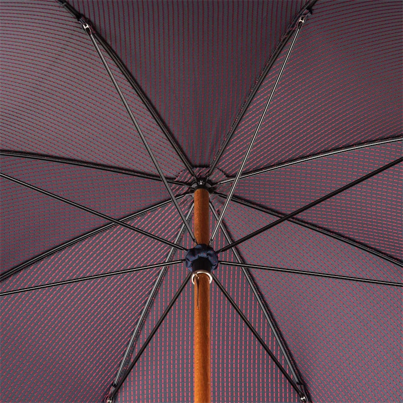 PASOTTI Bespoke Umbrella, Red Leather Handle