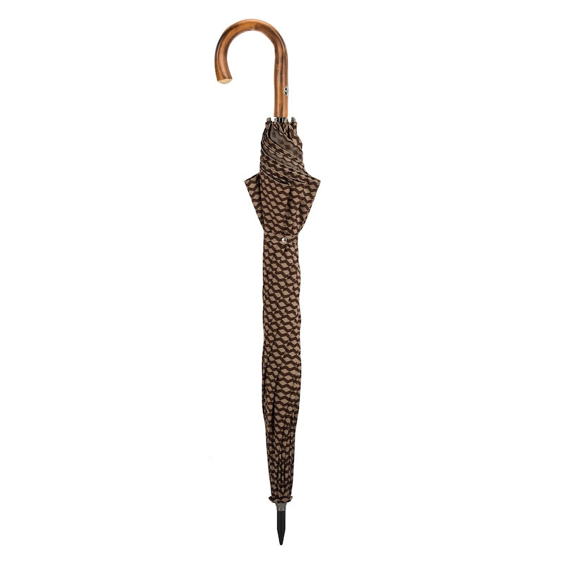 PASOTTI Jacquard Umbrella with Geometric Design