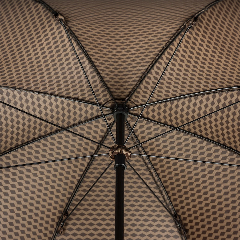 PASOTTI Jacquard Umbrella with Geometric Design