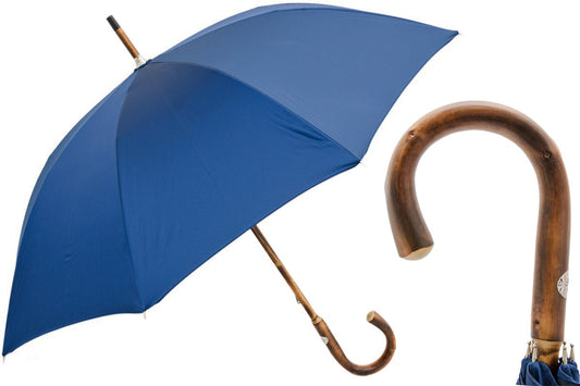PASOTTI Solid Stick Blue Umbrella