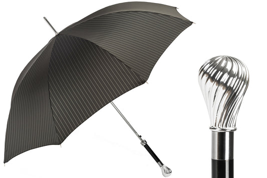 PASOTTI Classic Umbrella, Silver Knob Handle