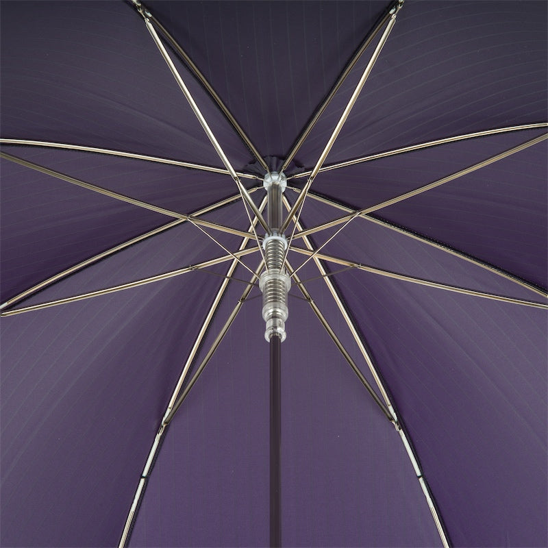 PASOTTI Purple Umbrella with Silver Lion Handle