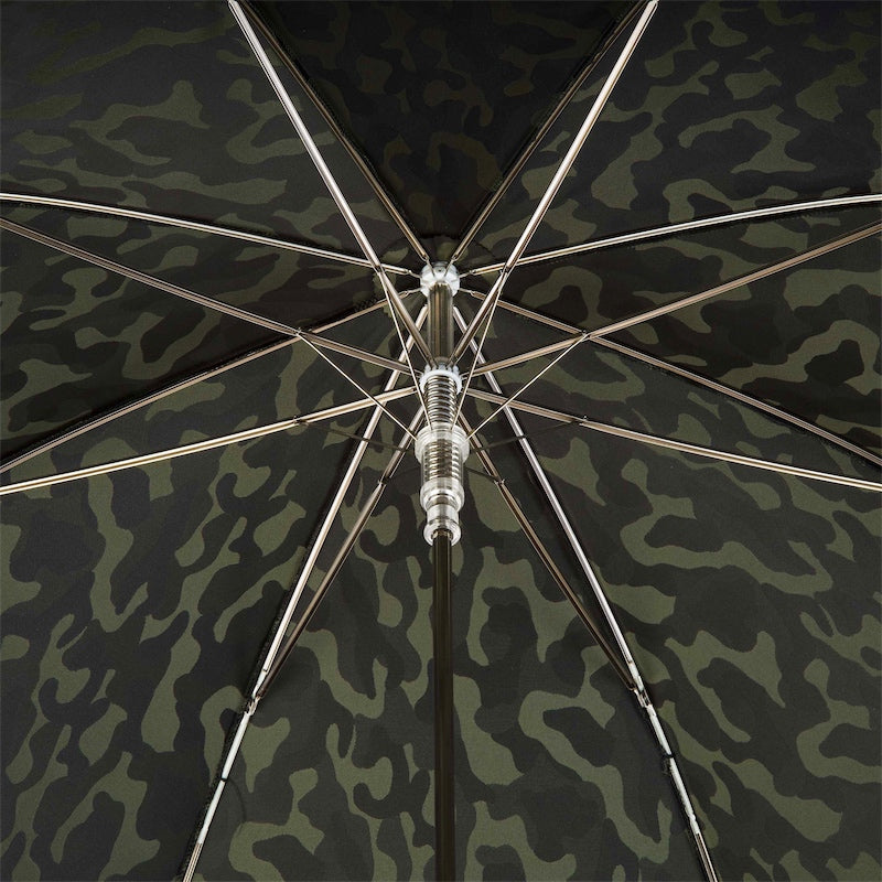 PASOTTI Camouflage Umbrella with Crocodile Handle