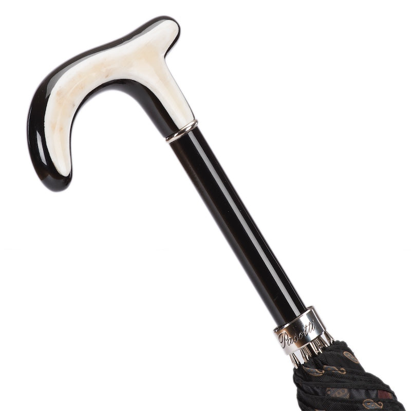 PASOTTI Paisley Umbrella with Horn Handle