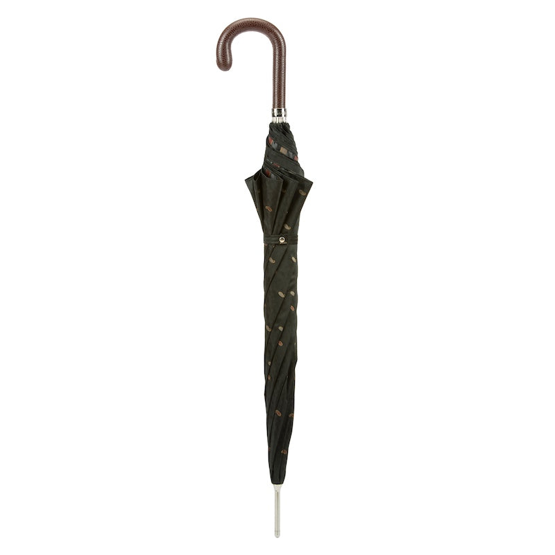 PASOTTI Artisanal Italian Umbrella with Leather Handle