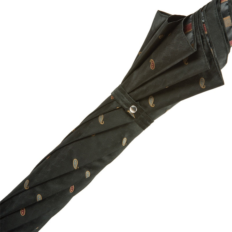 PASOTTI Artisanal Italian Umbrella with Leather Handle