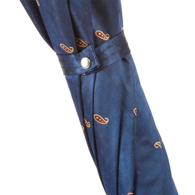 PASOTTI Classic Umbrella with Braided Leather Handle