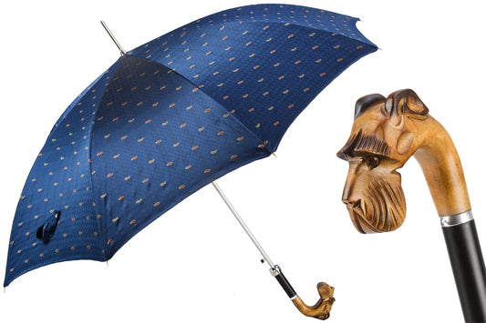 PASOTTI Hand Carved Schnauzer Umbrella