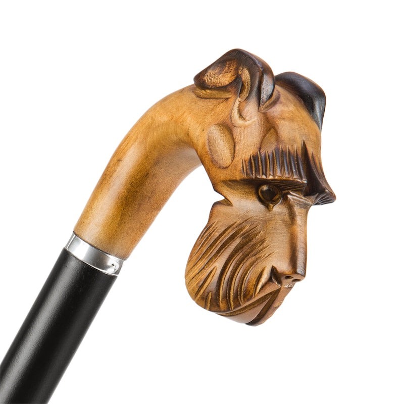 PASOTTI Hand Carved Schnauzer Umbrella