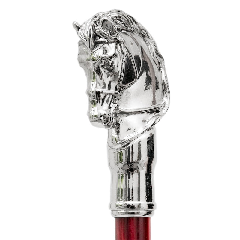 PASOTTI Elegant Umbrella, Silver Horse Handle