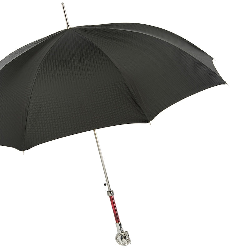 PASOTTI Elegant Umbrella, Silver Horse Handle