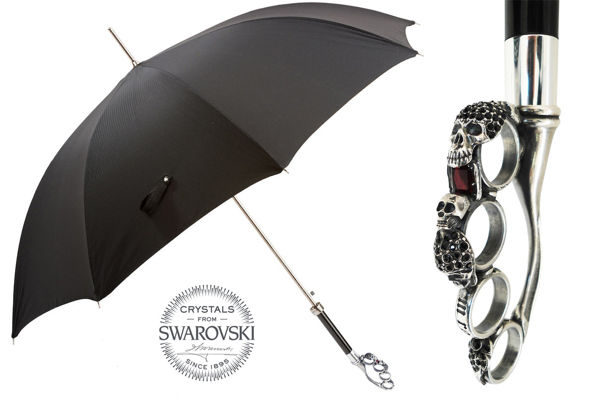 PASOTTI Silver Knuckleduster Umbrella