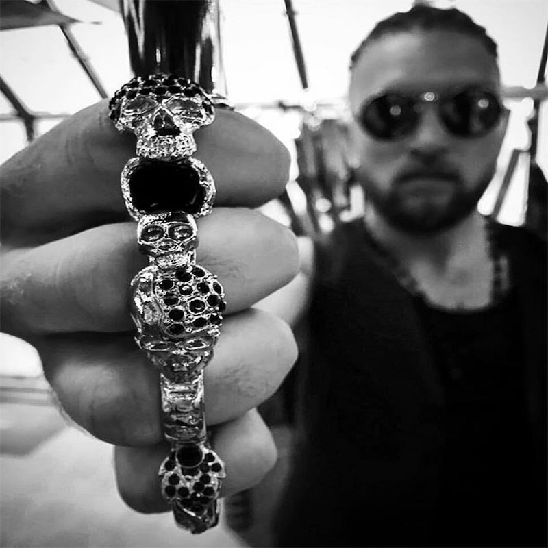 PASOTTI Silver Knuckleduster Umbrella