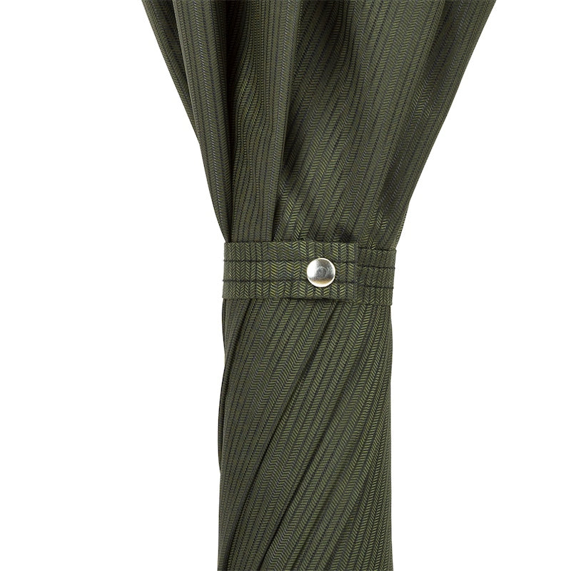PASOTTI Green Umbrella, Silver Lion Handle