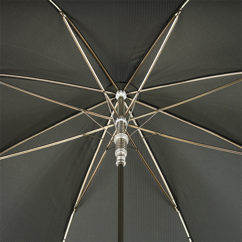 PASOTTI Green Umbrella, Silver Lion Handle
