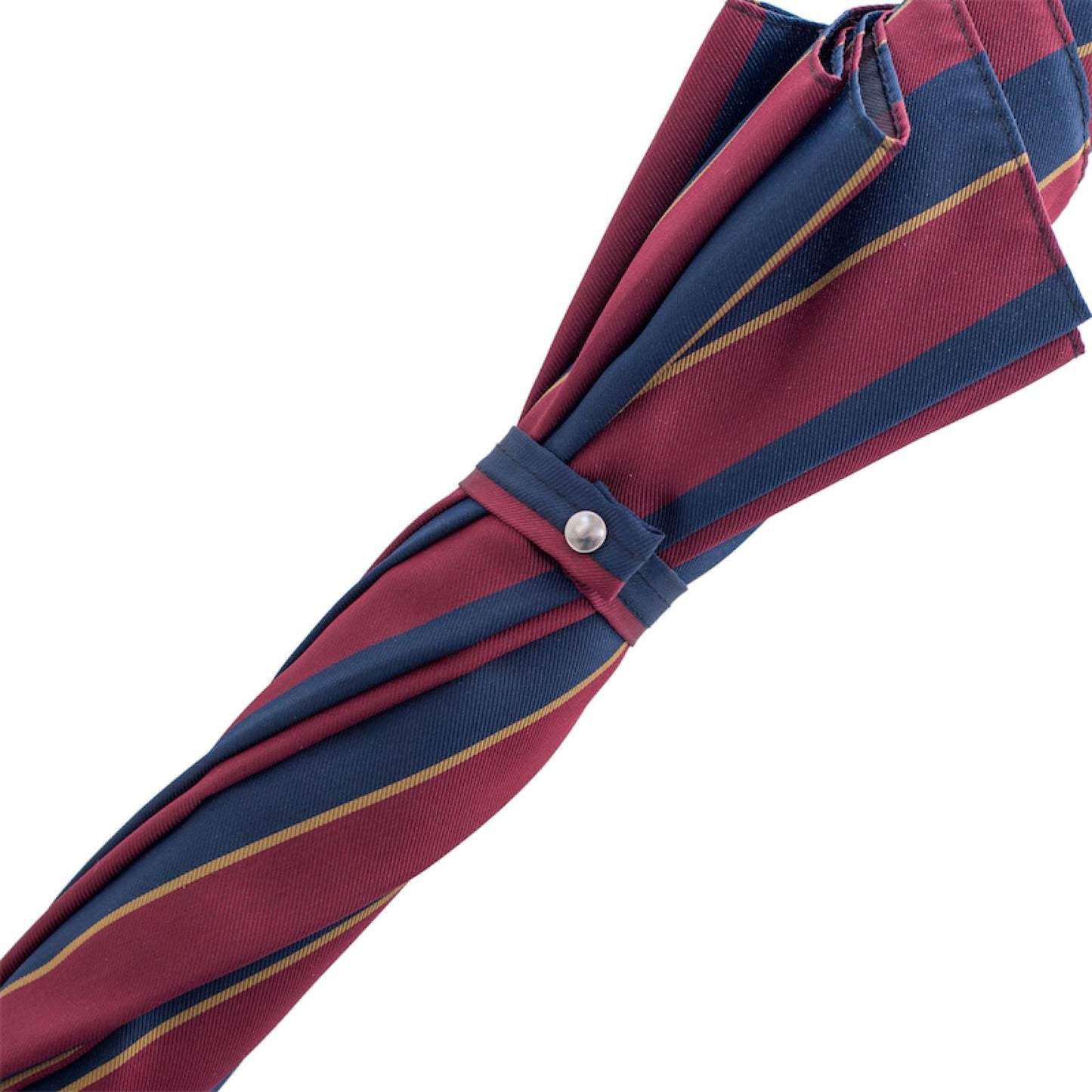 PASOTTI Classic Umbrella with Navy Leather Handle