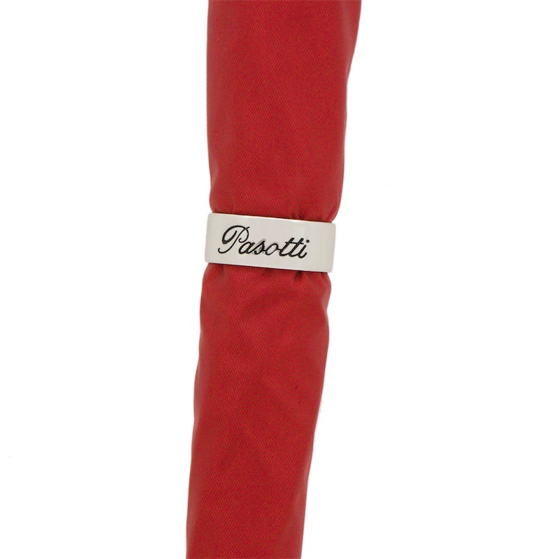PASOTTI Red Umbrella with Silver Hound