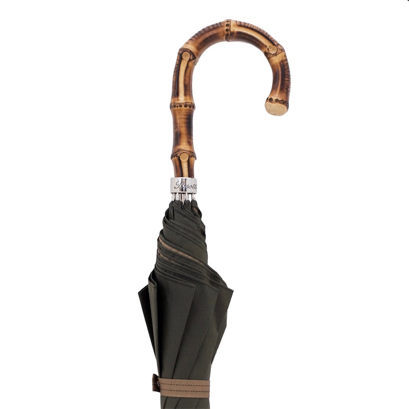 PASOTTI Bicolor Gent Umbrella, Whangee Handle
