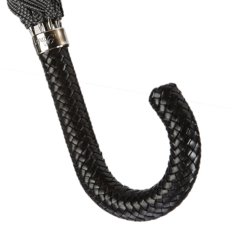 PASOTTI Milford Umbrella with Braided Leather Handle