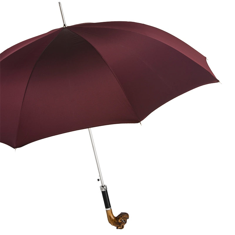 PASOTTI Hand Carved Bulldog Umbrella