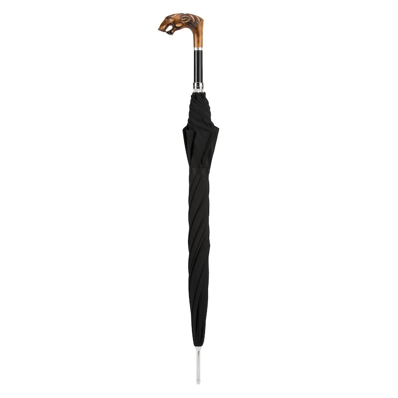 PASOTTI Hand Carved Tiger Umbrella