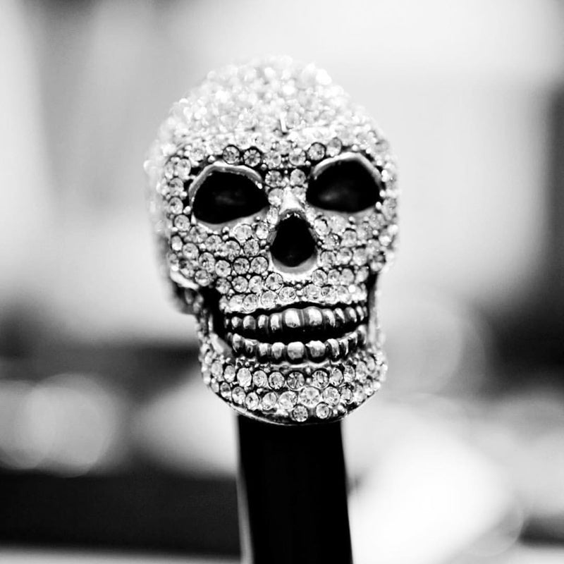 PASOTTI Luxury Swarovski® Skull Umbrella