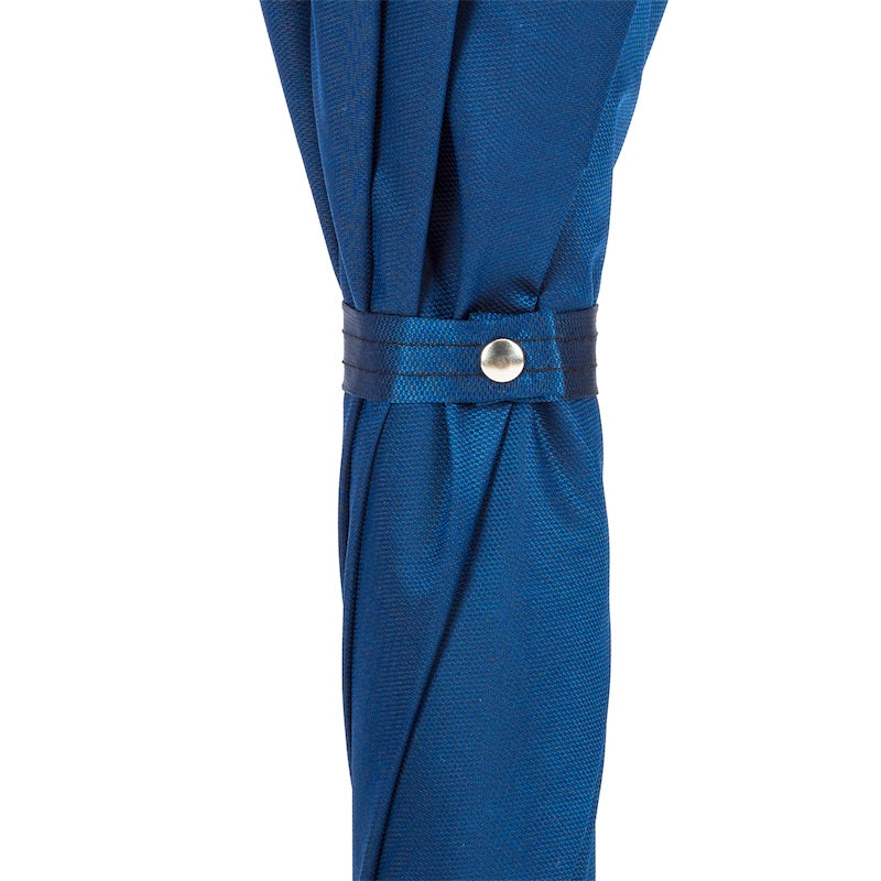 PASOTTI Blue Umbrella, Silver Greyhound Handle