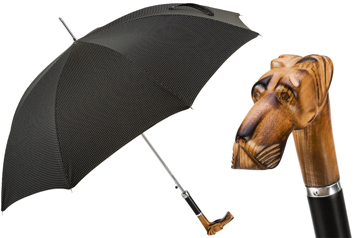 PASOTTI Hand Carved Great Dane Umbrella
