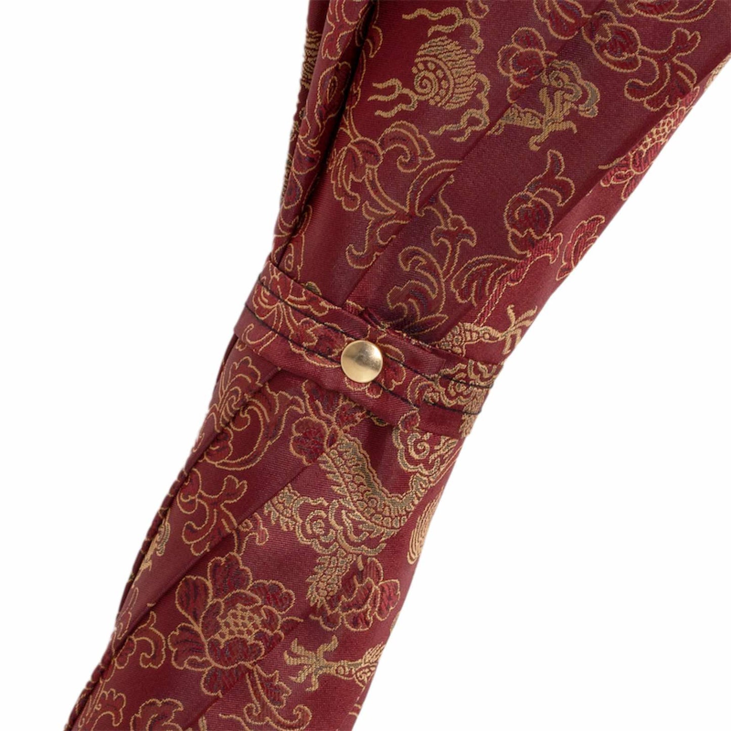 PASOTTI Golden Dragons Burgundy Umbrella