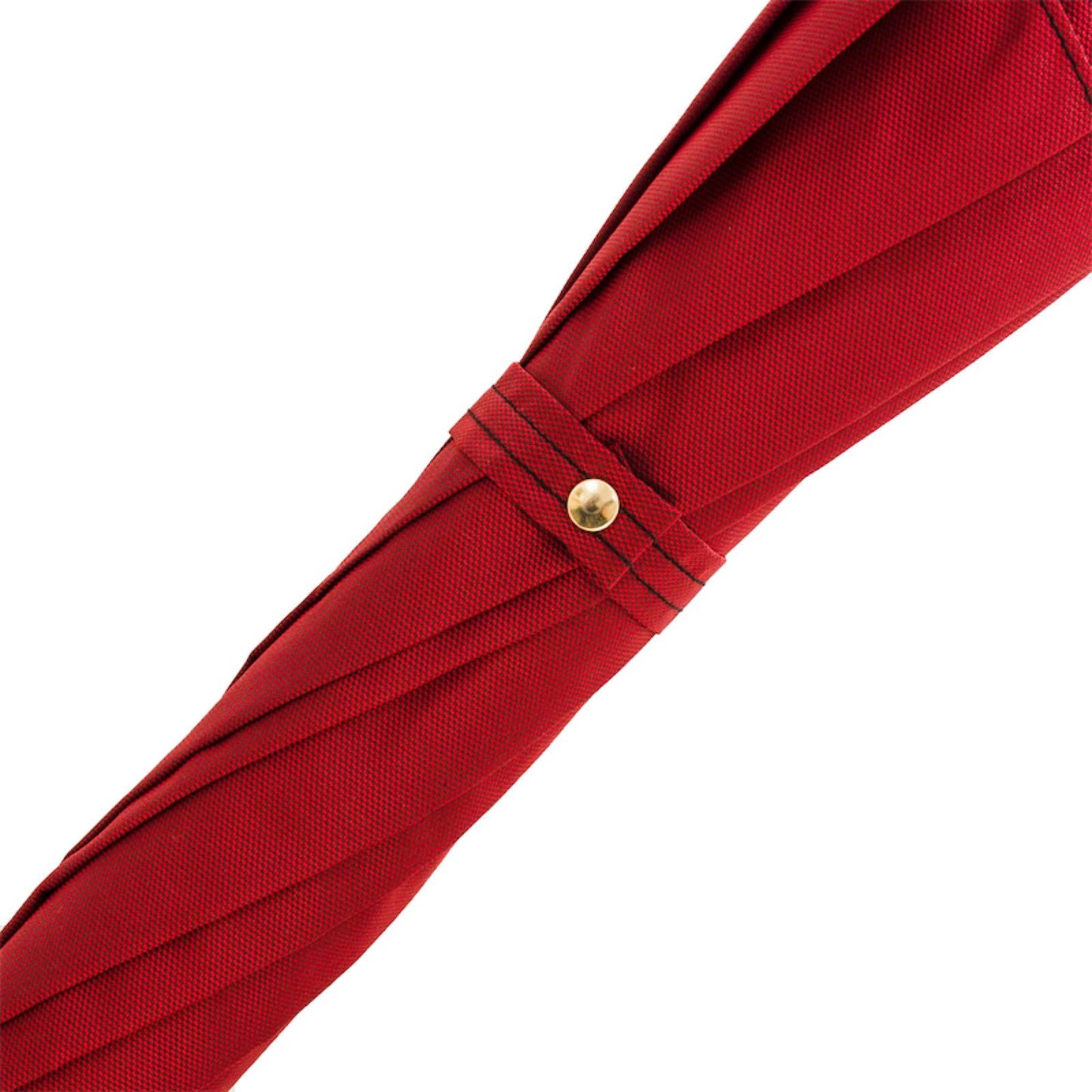 PASOTTI Red Umbrella with Gold Lion Handle, with Case and Ring