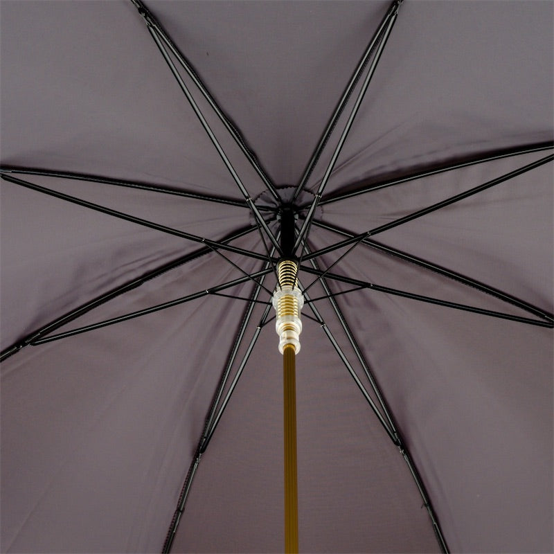 PASOTTI Burgundy Umbrella with Golden Dog