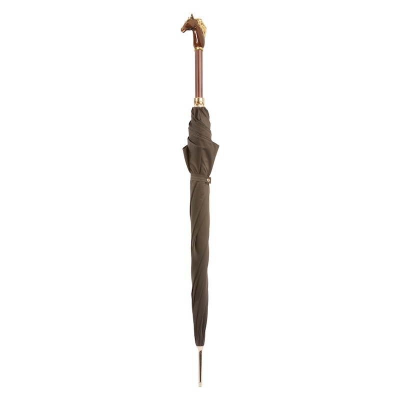 PASOTTI Brown Horse Luxurious Umbrella