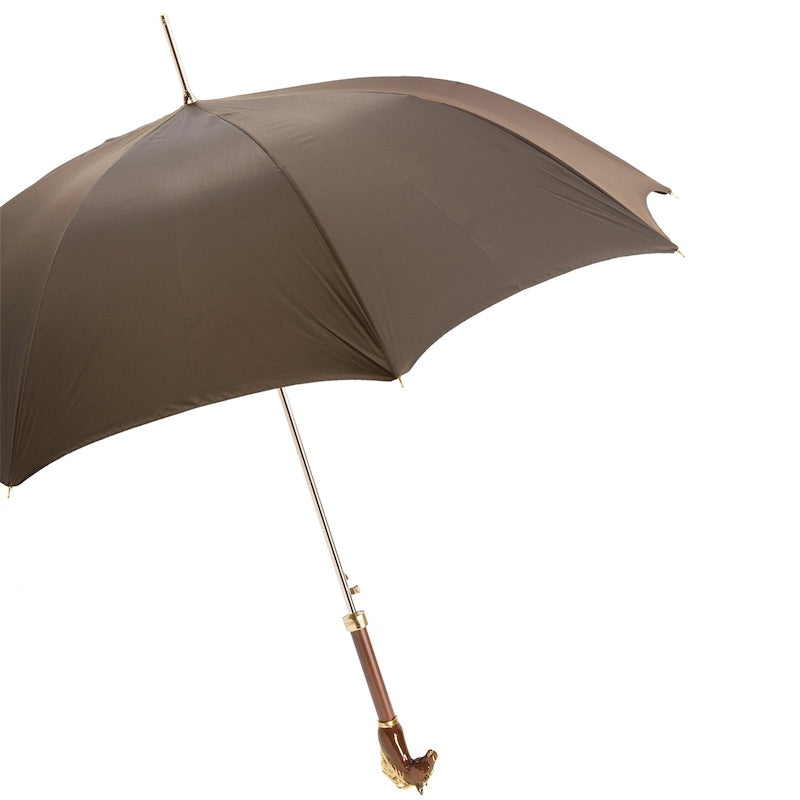 PASOTTI Brown Horse Luxurious Umbrella