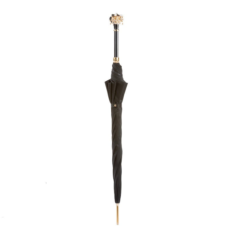 PASOTTI Swarovski® Jester Skull Umbrella