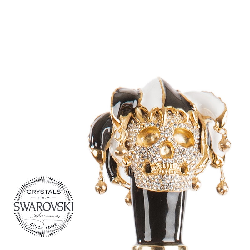 PASOTTI Swarovski® Jester Skull Umbrella
