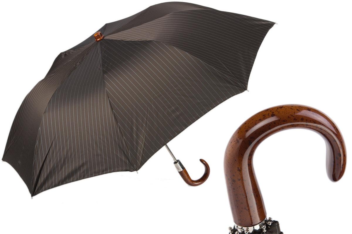 PASOTTI Classic Folding Umbrella – Automatic Opening, Handmade in Italy