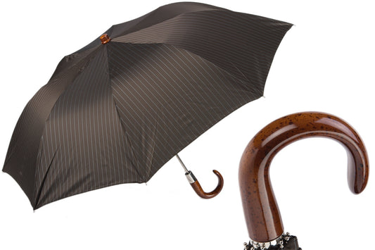 PASOTTI Classic Folding Umbrella – Automatic Opening, Handmade in Italy