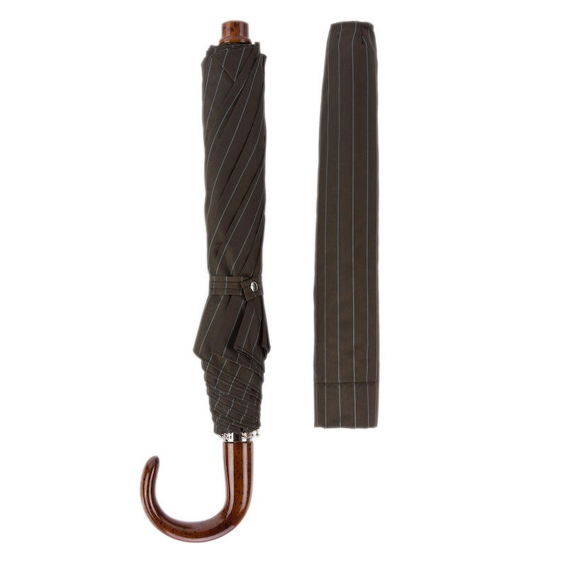 PASOTTI Classic Folding Umbrella – Automatic Opening, Handmade in Italy